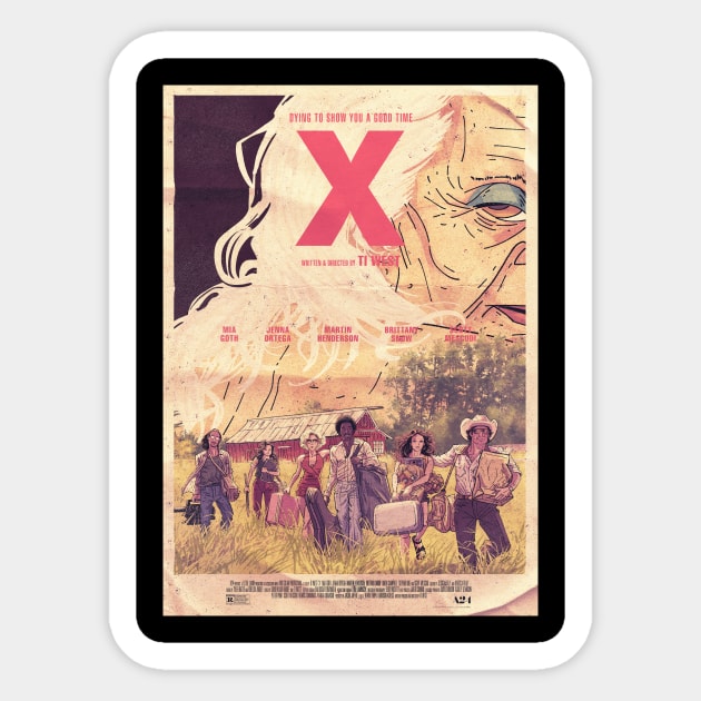 X Movie fanart Sticker by WD_art